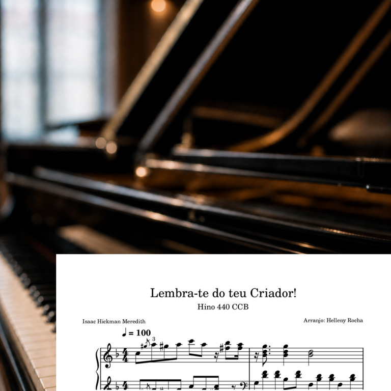 Capa da partitura 440 - Lembra-te do teu Criador!