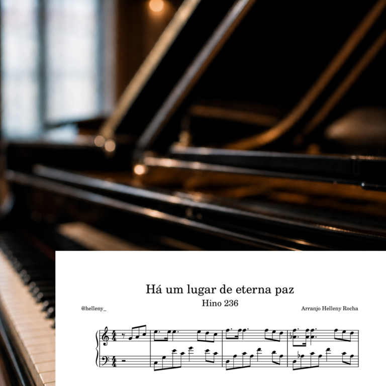 Capa da partitura 236 - Há um lugar de eterna paz