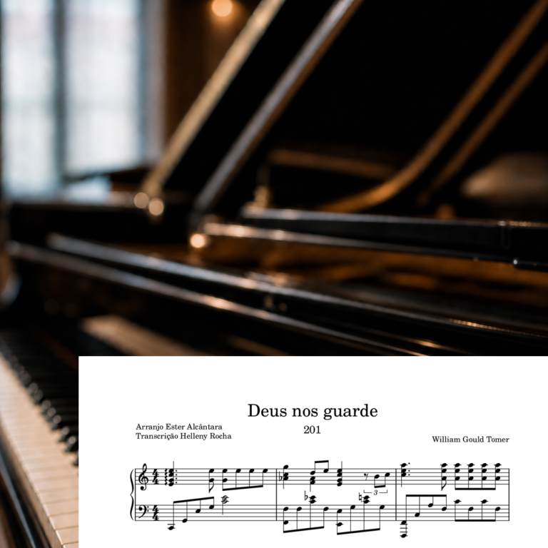 Capa da partitura 201 - Deus nos guarde