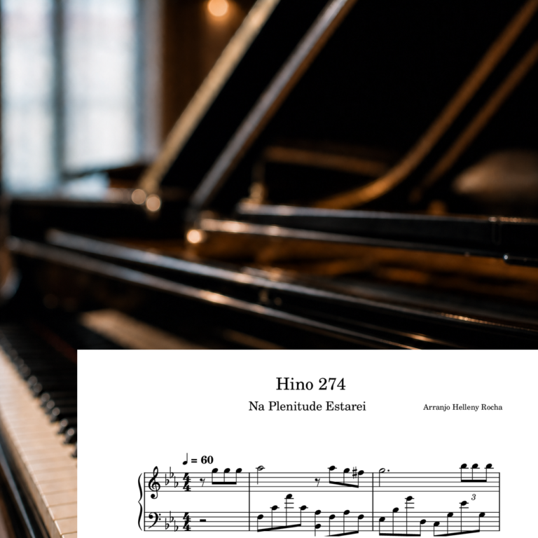 Capa da partitura 274 - Na Plenitude Estarei